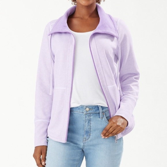 Tommy Bahama Sun Fade Flipside Full Zip Sweater - Picture 2 of 9